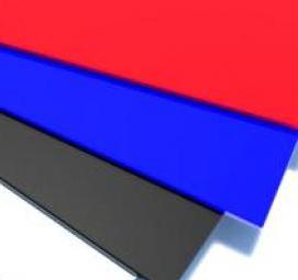 Металлический лист гладкий окрашенный - тип 3