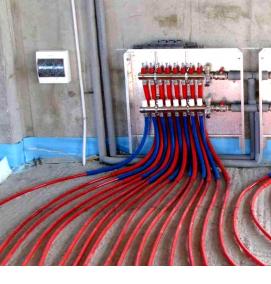 Металлический теплый пол - модель 1