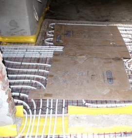 Металлический теплый пол - модель 4