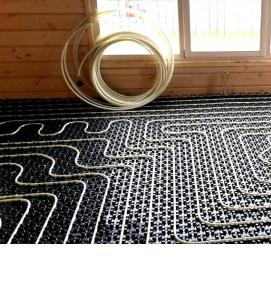 Металлический теплый пол - модель 3