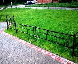 Металлический  для клумбы - вариант 2