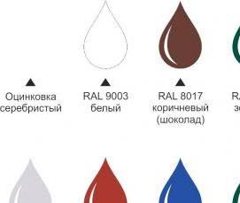 Металлочерепица 0.45 мм - модель 1