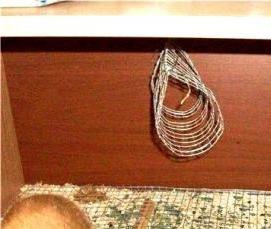 Металлоконструкция стеллаж с клетками для кроликов - вариант 3