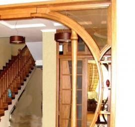 Межкомнатные арки из массива дерева - модель 4