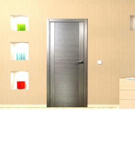 Межкомнатные двери беленый дуб со стеклом - тип 3