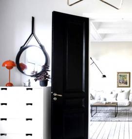 Межкомнатные двери черные венге - вариант 2
