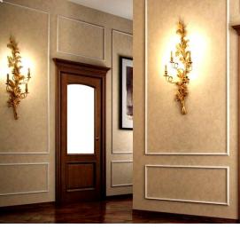 Межкомнатные двери цвет красное дерево - модель 3