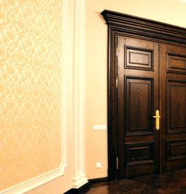 Межкомнатные двери цвет красное дерево - модель 2