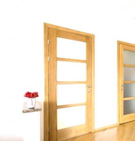 Межкомнатные двери дуб натуральный - модель 3