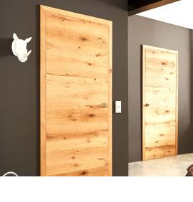 Межкомнатные двери дуб натуральный - модель 2