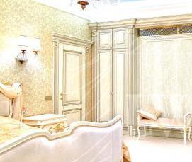 Межкомнатные двери из мдф белого цвета - вариант 3