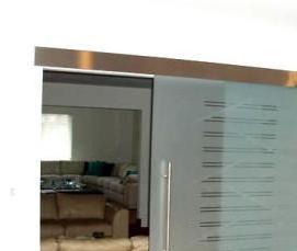 Межкомнатные двери из закаленного стекла - тип 2