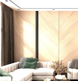 Межкомнатные двери с зеркалом с одной стороны - модель 3