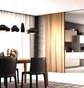 Межкомнатные двери складные раздвижные - тип 1