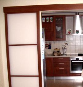 Межкомнатные двери складные раздвижные - тип 3