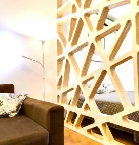 Межкомнатные перегородки для зонирования пространства в комнате - модель 1