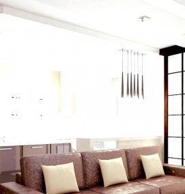 Межкомнатные перегородки для зонирования пространства в комнате - модель 4