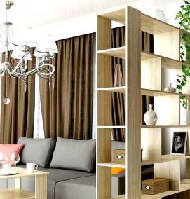 Межкомнатные перегородки для зонирования пространства в комнате - модель 3