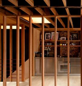 Межкомнатные перегородки из дерева - тип 1