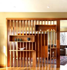 Межкомнатные перегородки из дерева - тип 4