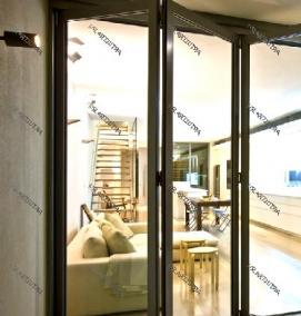 Межкомнатные перегородки раздвижные гармошка - модель 3