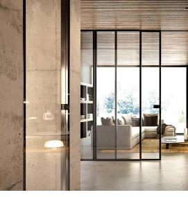 Межкомнатные перегородки в стиле лофт - тип 4