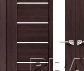 Межкомнатные складные двери экошпон - модель 1