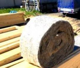 Межвенцовый утеплитель для бани - вариант 2