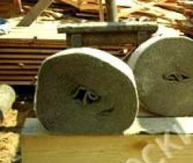 Межвенцовый утеплитель лен - модель 1