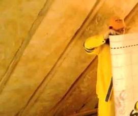 Минеральная вата для кровли - вариант 1