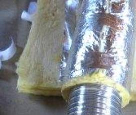 Минеральная вата для воздуховодов - модель 3