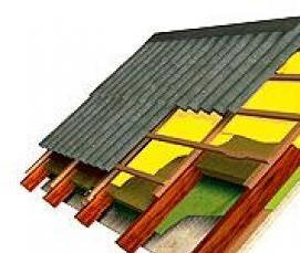 Минеральный утеплитель для кровли - вариант 1