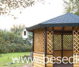 Мини беседка деревянная - модель 3