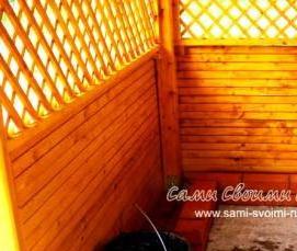 Мини беседки из дерева - вариант 4