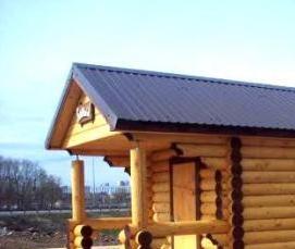 Мобильная баня бытовка - модель 4