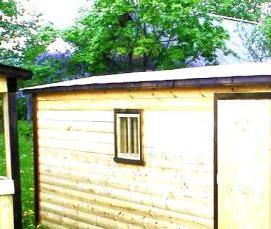 Мобильная баня бытовка - модель 3