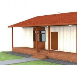 Модульные бытовки для дачи - тип 2