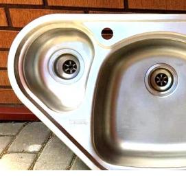 Мойка для кухни нержавейка накладная - вариант 4