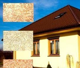 Мокрый фасад - газобетон - модель 1