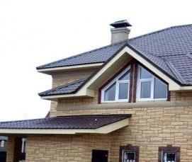 Мокрый штукатурный фасад - модель 2