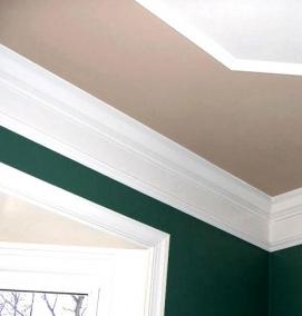 Молдинг потолочный белый - тип 4