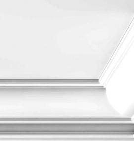 Молдинг потолочный белый - тип 3