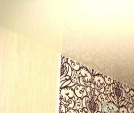 Молочный натяжной потолок - вариант 4