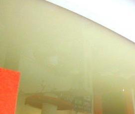 Молочный натяжной потолок - вариант 3