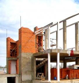 Монолитное строительство частного дома - вариант 1