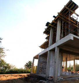 Монолитное строительство частного дома - вариант 4