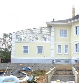 Монолитное строительство частного дома - вариант 3