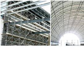 Монтаж ангаров из металлоконструкций - вариант 4