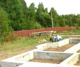 Монтаж бетонных свай - вариант 1