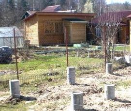 Монтаж бетонных свай - вариант 2